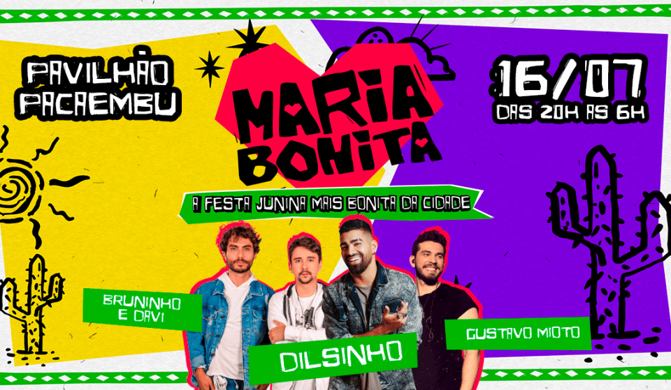 Maria Bonita: a festa junina mais bonita da cidade está chegando a São Paulo